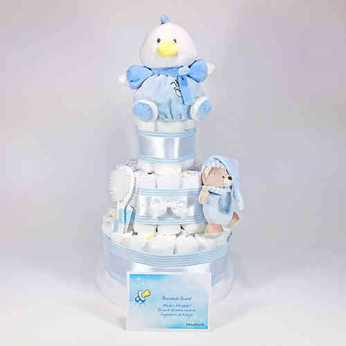 Tarta de pañales excelent niño