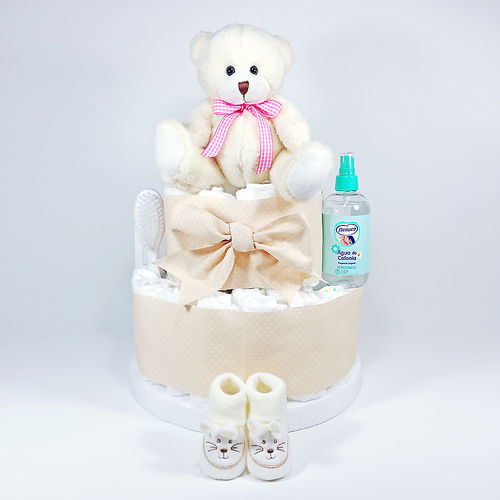 Tarta de pañales Candy niña